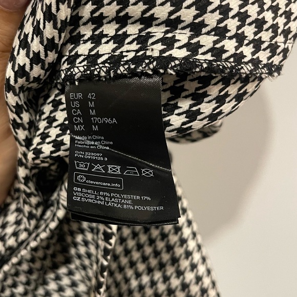 H&M Herringbone square neck dress - Picture 6 of 6